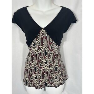 Vintage USA Babydoll Top Size PL Y2K Boho Fairy Grunge Artsy Whimsigoth Witchy